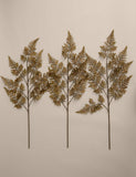 Set of 3 Artificial Fern Single Stems