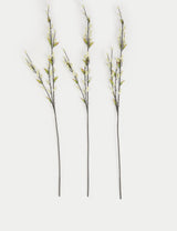 M&S Set of 3 Artificial Willow Single Stems Decorative Home Décor Stems- Buy online at McGrocer