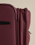Geneva 3-piece soft suitcase set with 4 wheels, UK version