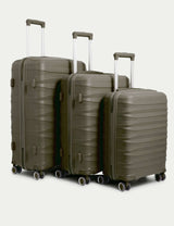 M&S Porto 4 Wheel Hard Shell Suitcase 3-Piece Set- Buy online at McGrocer