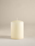 Set of 3 small pillar candles 11cm height (British brand)