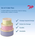 Tala retro design cake tins set of 3, imported from the UK