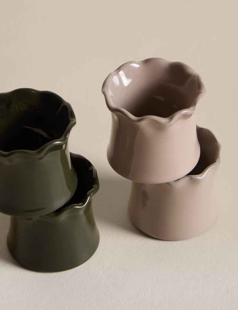 Ceramic napkin rings set of 4 (British brand)