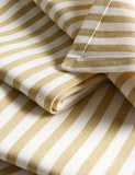 Cotton and Linen Thin Stripe Napkins Set of 4 (British brand)