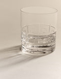 M&S X Kelly Hoppen etched crystal glass tumblers set of four (British brand)