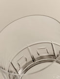 M&S X Kelly Hoppen etched crystal glass tumblers set of four (British brand)