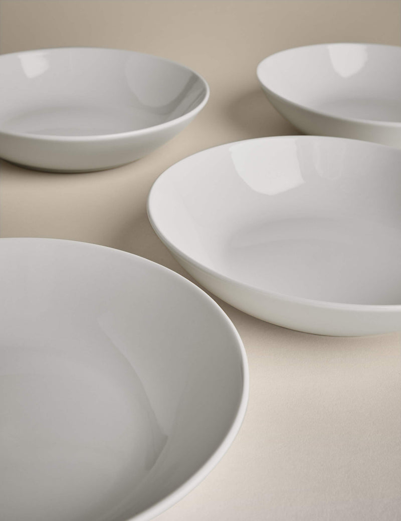 Porcelain pasta bowls set of 4 (British brand)