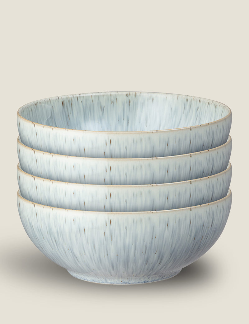 Denby speckle cereal bowls set of 4 (British brand)