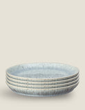 Denby Halo Speckle dinner plates set of 4 (British brand)