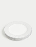 Hampton fine bone china dinner plates set of 4, UK version