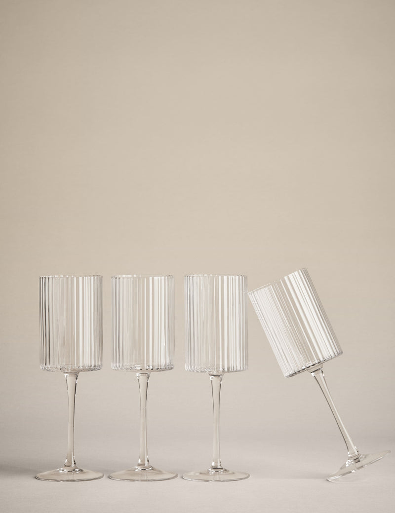 Set of 4 Handmade Celine Wine Glasses