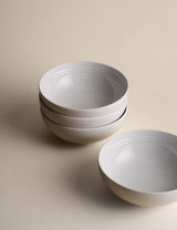 M&S Marlowe Set of 4 Porcelain Cereal Bowls- Buy online at McGrocer