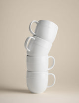 M&S Marlowe Set of 4 Porcelain Mugs- Buy online at McGrocer