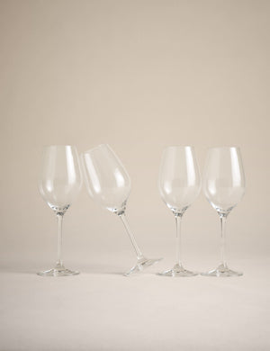 Maxim White Wine Glasses Set of 4