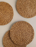 Set of 4 Natural Water Hyacinth Placemats