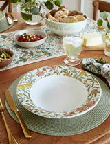 M&S Morris & Co Patterned Pasta Bowls Earthenware Set of 4- Buy online at McGrocer