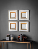Gallery Direct Phantom square wall mirrors 36cm set of 4, imported from the UK