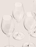 The Sommelier's Edit crystal prosecco glasses set of four (British brand)