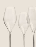 The Sommelier's Edit crystal prosecco glasses set of four (British brand)