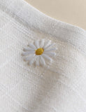 Cotton daisy napkins set of 4 embroidered - British product