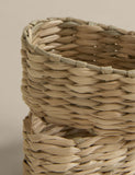 Seagrass oval napkin rings set of 4, imported from the UK