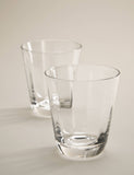Clear soda optic tumblers set of 4, imported from the UK