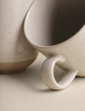 Speckle ceramic latte mugs set of four (British brand)