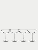 M&S Luigi Bormioli Talismano Martini Glasses Set of 4 30cl Cocktail Glasses- Buy online at McGrocer