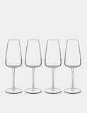 Luigi Bormioli Talismano prosecco glasses set of four 40cl (British brand)