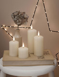 TruGlow pillar LED candles set of 4 (British brand)