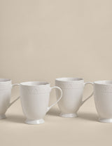 M&S Set of 4 Vintage China Mugs- Buy online at McGrocer