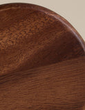 Acacia wood round coasters set of four 11cm, UK version