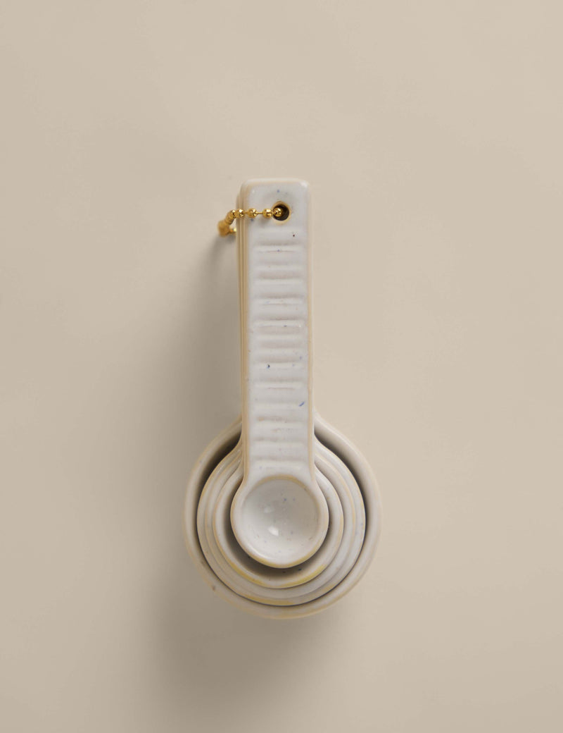 Ceramic measuring spoons set of 5, UK version