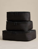 Packing cubes set of 5 with zip cubes and shoe bag, imported from the UK