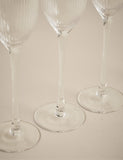 Maxim Optic champagne flutes set of 6 (British brand)