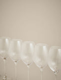 Maxim Optic ribbed wine glasses set of 6 (British brand)