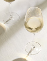 M&S Maxim Optic Ribbed Wine Glasses Set of 6- Buy online at McGrocer