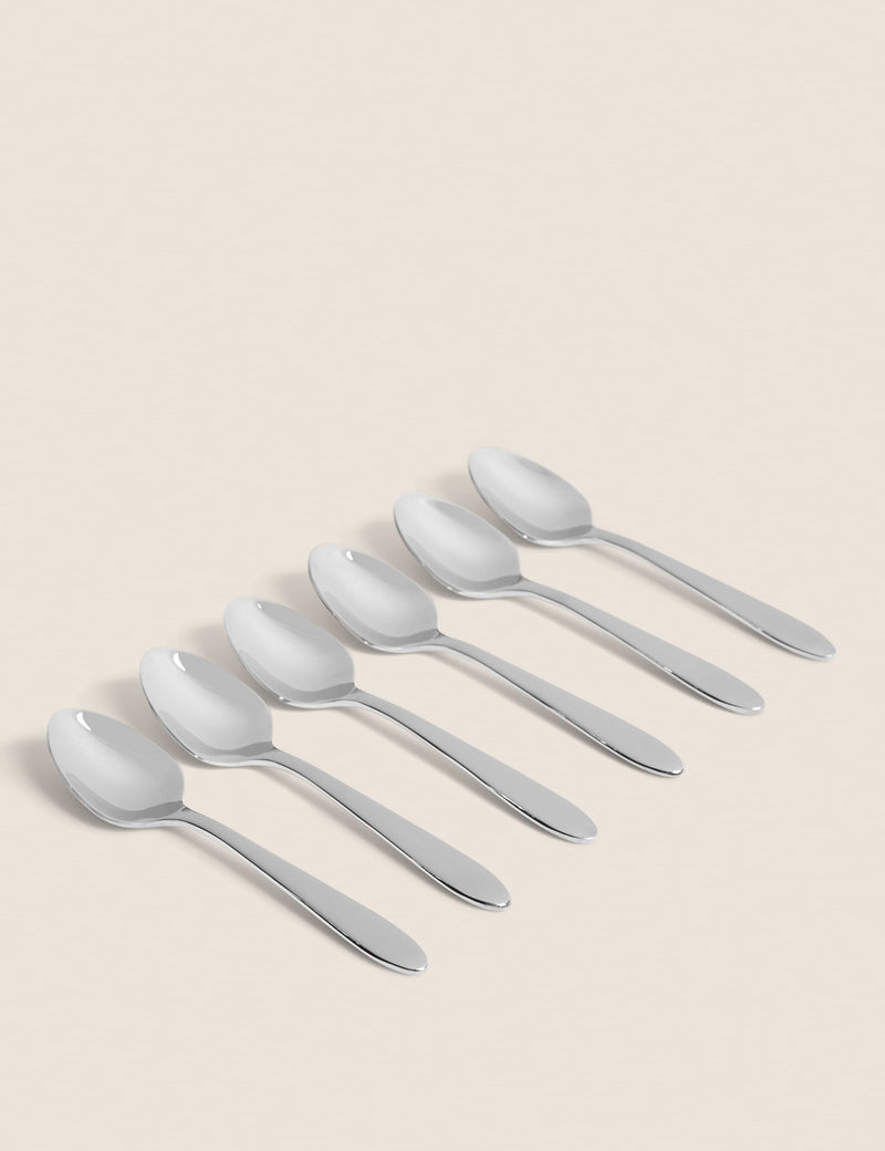 Maxim set of 6 stainless steel teaspoons, imported from the UK