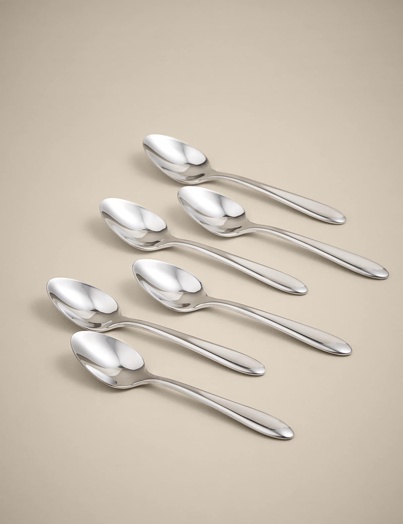 Maxim set of 6 stainless steel teaspoons, imported from the UK
