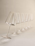 Set mit 6 modernen Bordeaux-Weingläsern