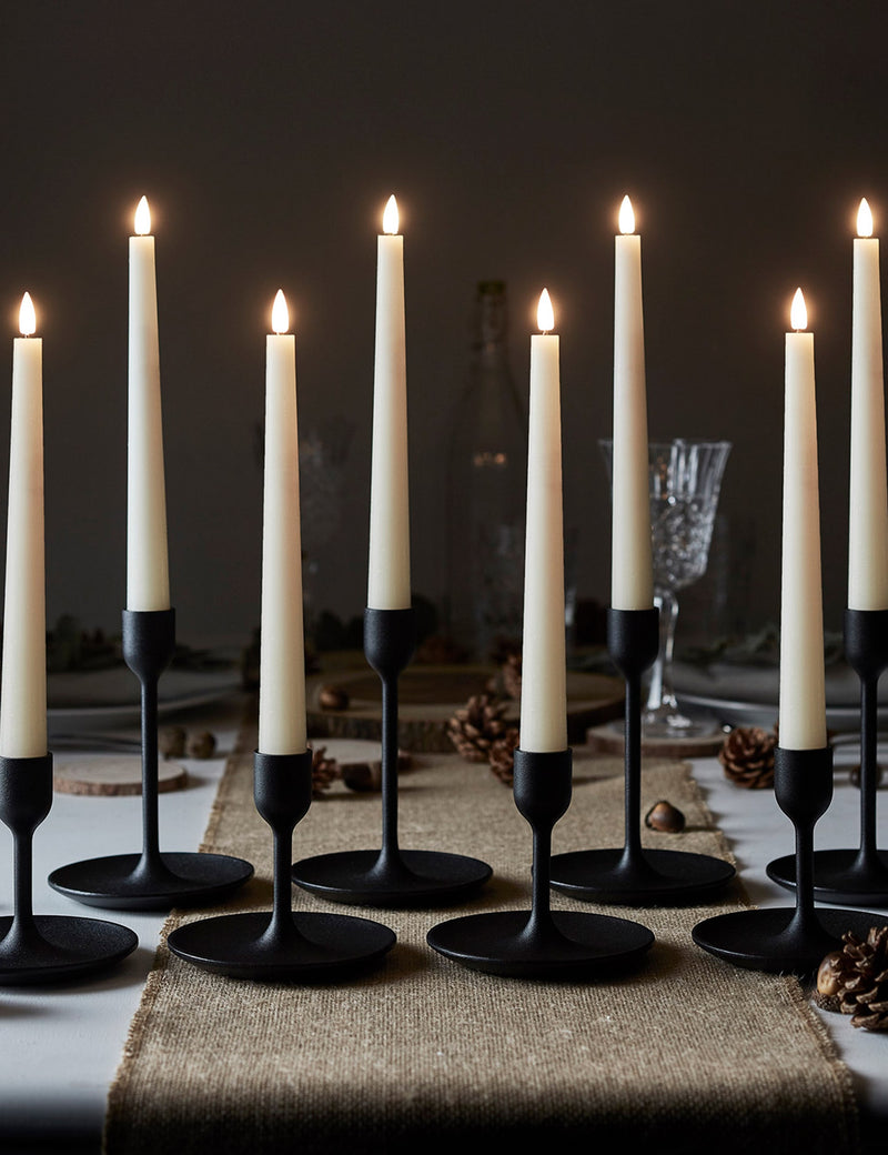 TruGlow Taper LED Candles Set of 8 (British brand)