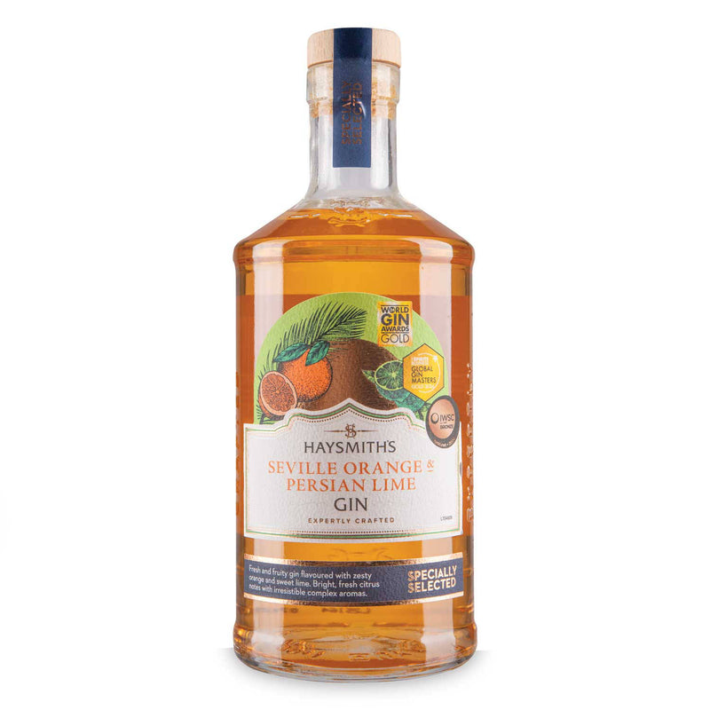Haysmith's gin Seville orange and Persian lime 70cl - British product