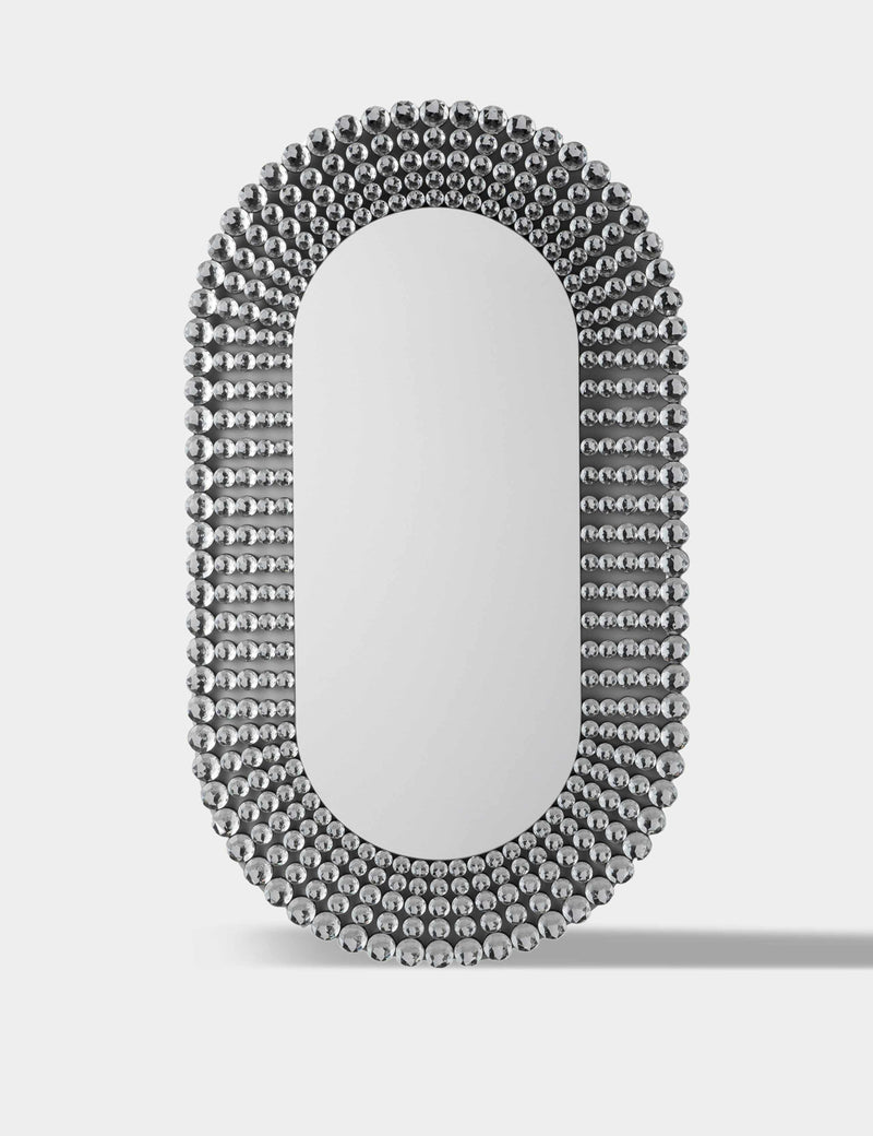 Sharrington oval hanging wall mirror 121cm x 70cm (British brand)