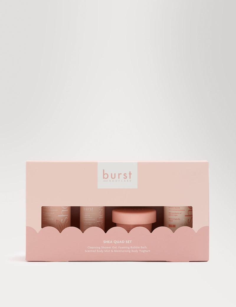 Burst Bodycare Shea Quad Skincare Set (British brand)