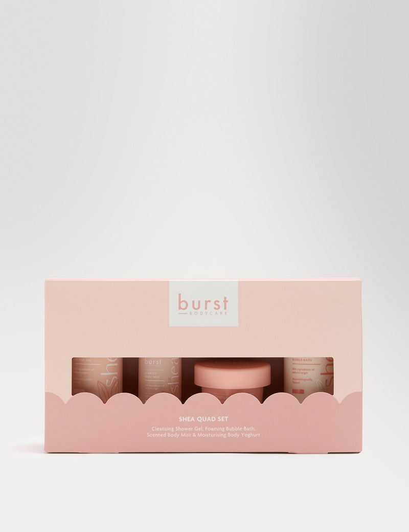 Burst Bodycare Shea Quad Skincare Set (British brand)