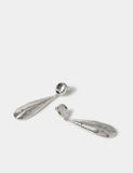Shell Drop Earrings with 62mm stud in zinc alloy - British product