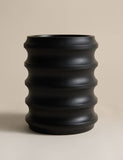 M&S short ribbed ceramic vase 20 cm (British brand)