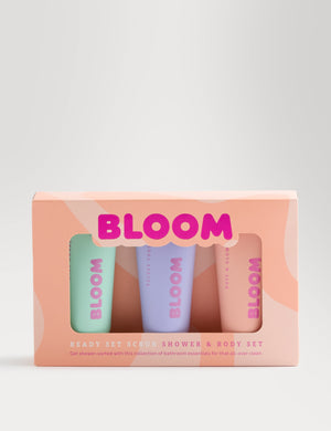 Travel-Sized Shower and Body Care Set with Gel, Scrub, and Lotion