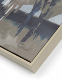 Gallery Direct Silver Birch Blues framed canvas 67x40cm, imported from the UK