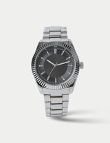 M&S M&S Silver Tone Round Face Metal Strap Watch- Buy online at McGrocer